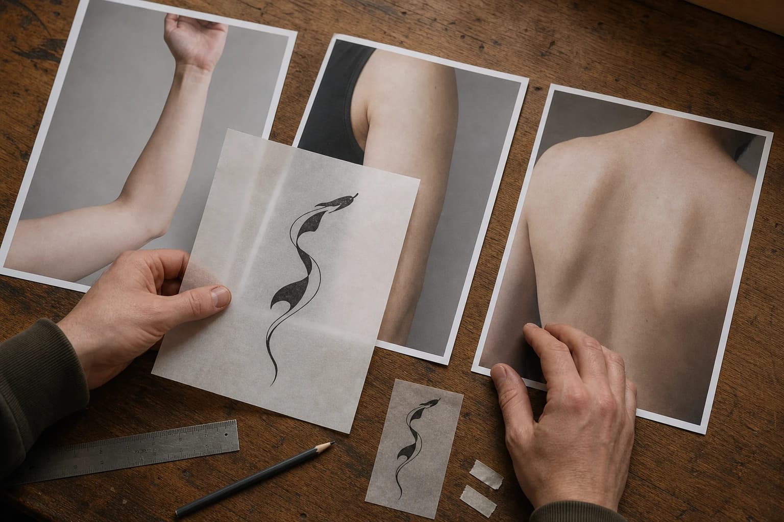 How to Choose Tattoo Placement: Compare Two Spots First