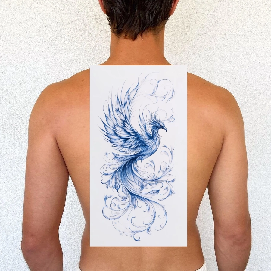 Back without tattoo